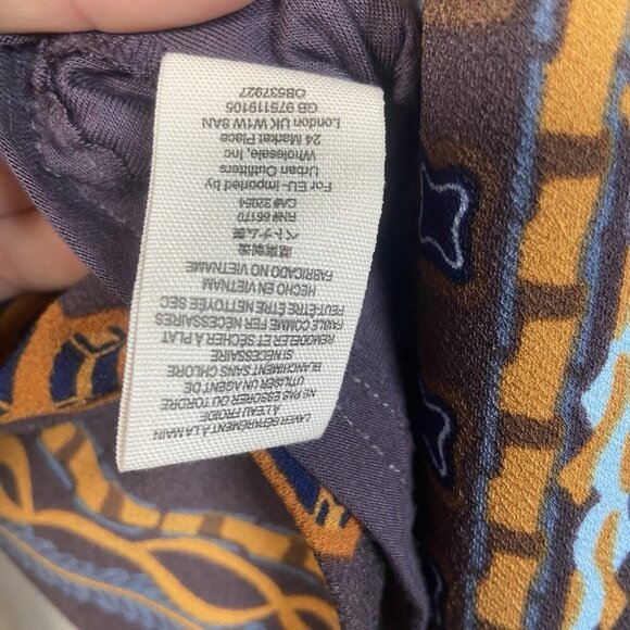 Free People Stella Retro Mod Multicolor Earth-tone Fall Mini Dress Size S Small - Picture 8 of 11